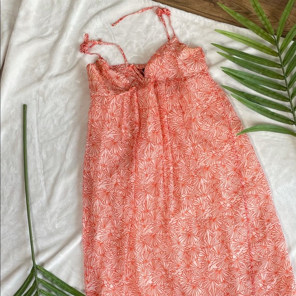 Juicy Couture orange floral pattern dress - Picture 1 of 3